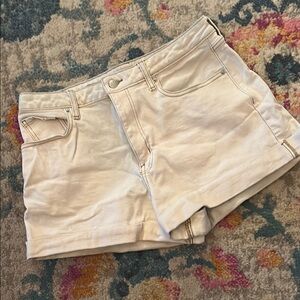 Wild Fable Cream Jean Shorts Classic Design